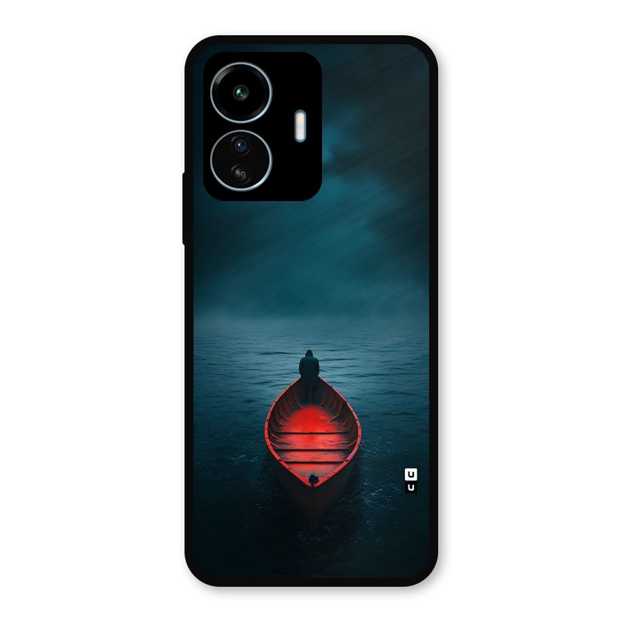 Floating Boat Metal Back Case for vivo iQOO Z6 Lite 5G