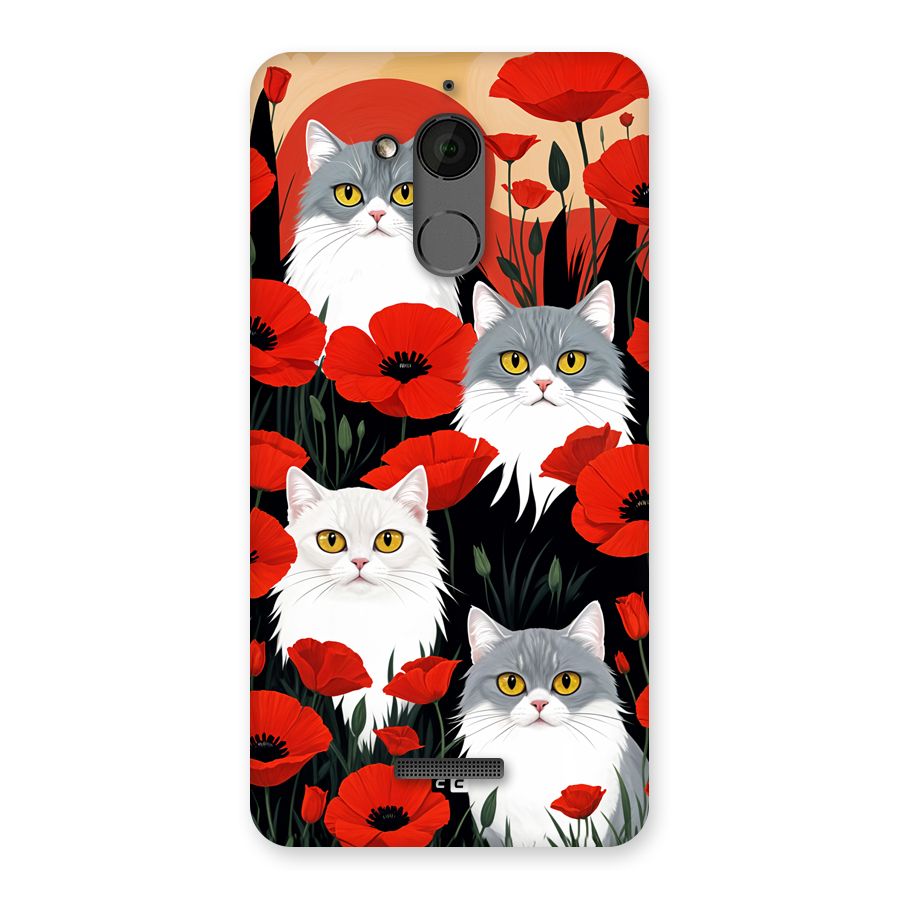 Floral Cat Back Case for Coolpad Note 5