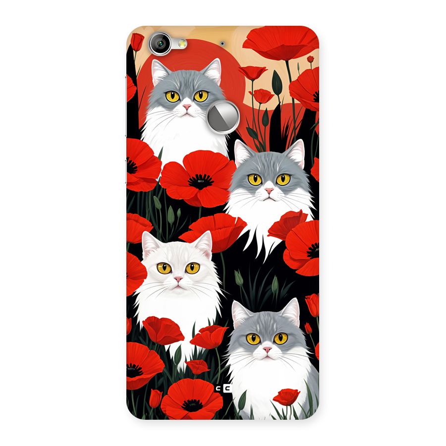 Floral Cat Back Case for Le 1S
