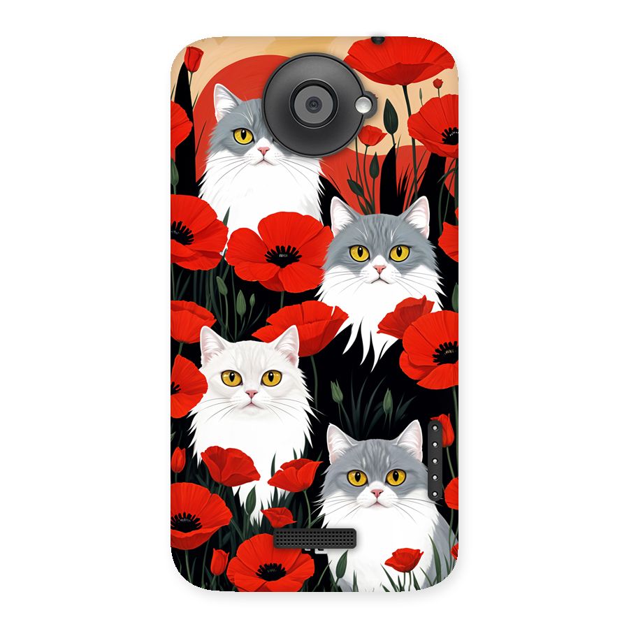 Floral Cat Back Case for One X