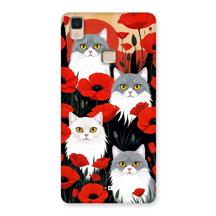 Floral Cat Back Case for V3 Max