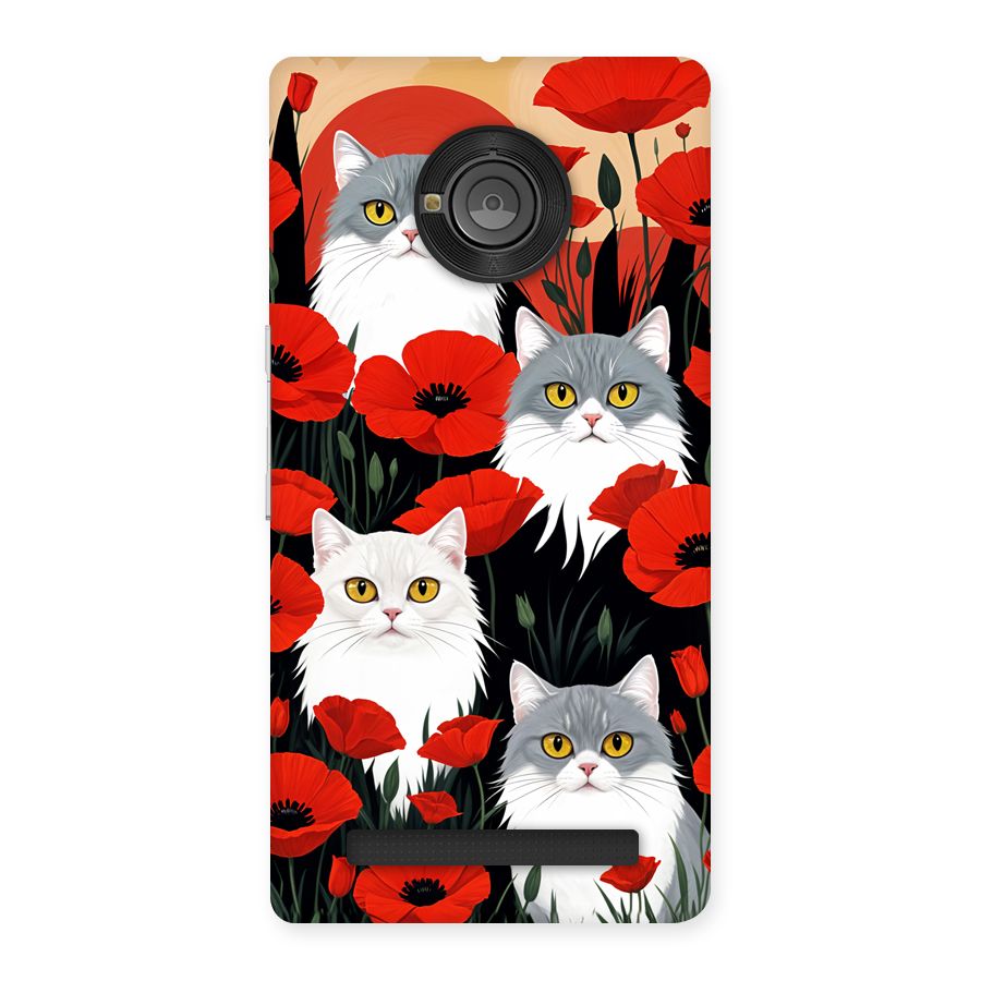Floral Cat Back Case for Yunique