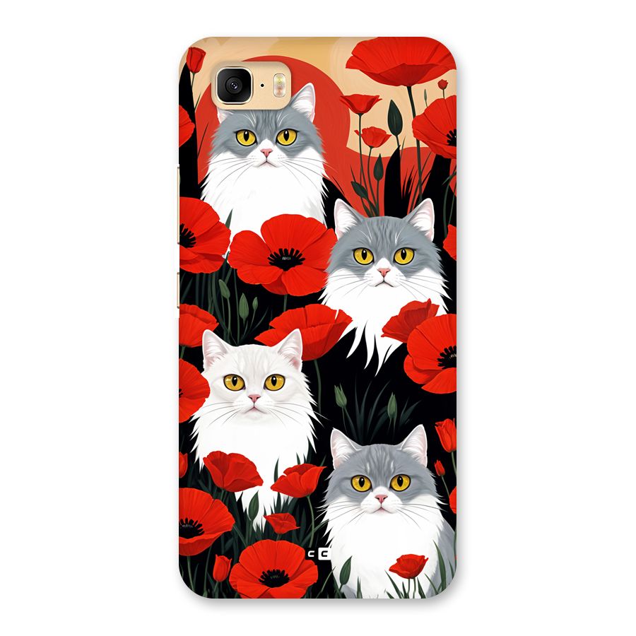 Floral Cat Back Case for Zenfone 3s Max