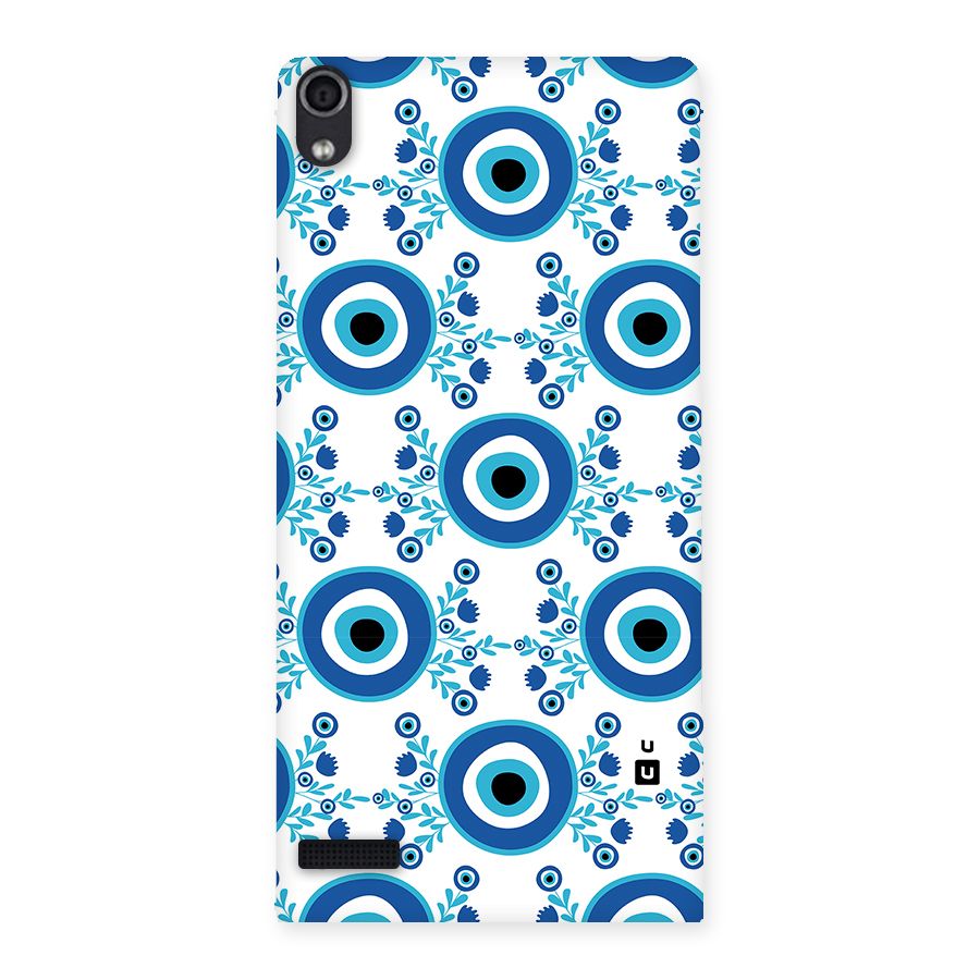 Floral Evil Eyes Back Case for Ascend P6