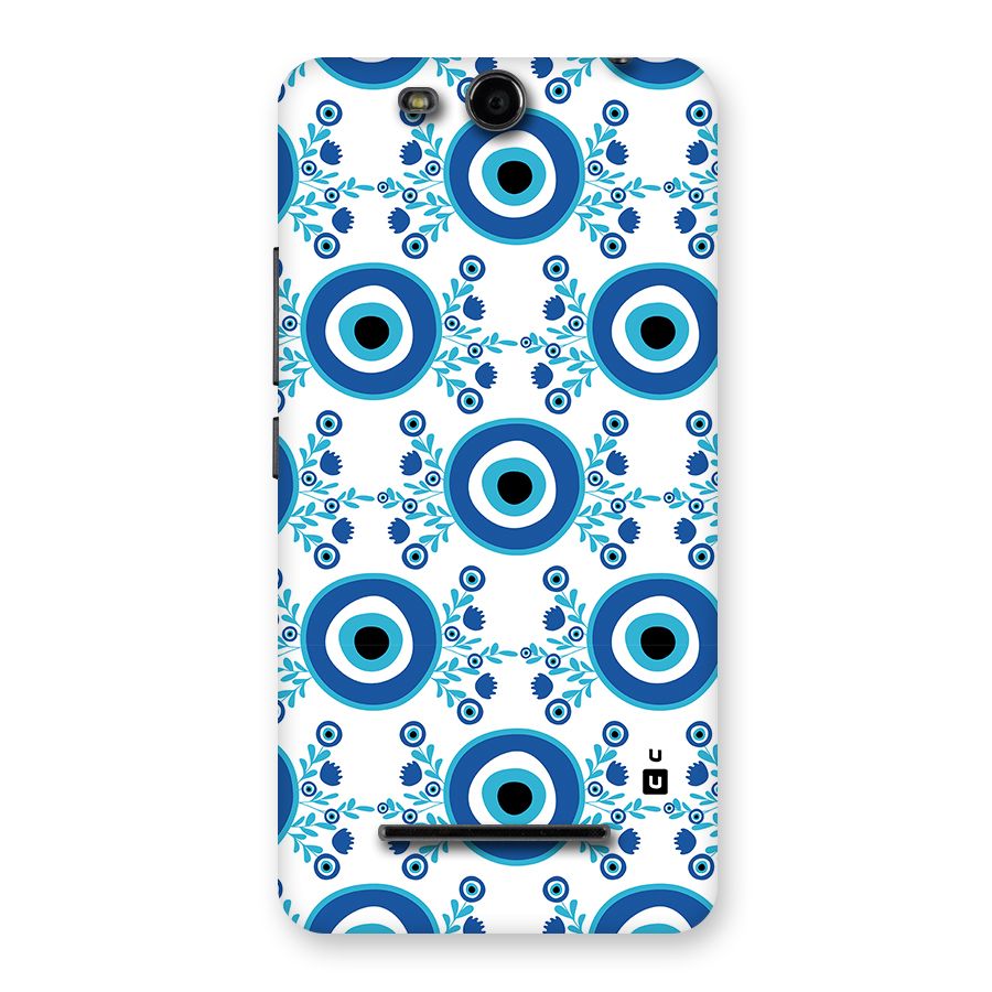 Floral Evil Eyes Back Case for Canvas Juice 3 Q392