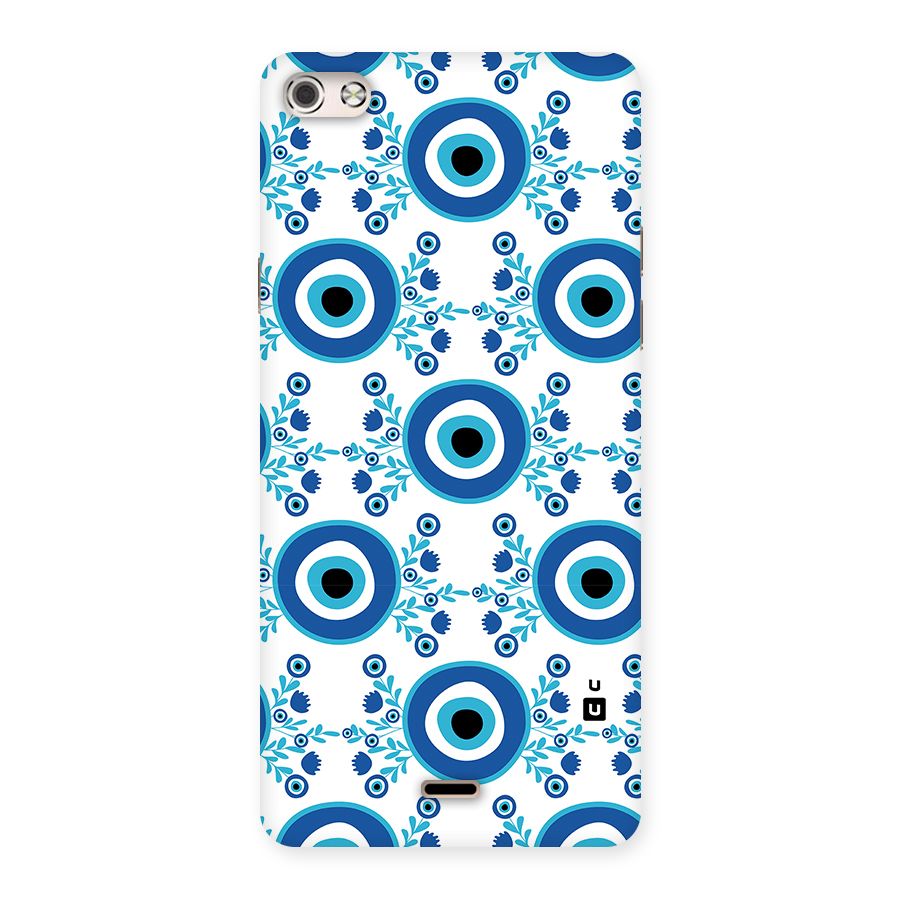 Floral Evil Eyes Back Case for Canvas Silver 5