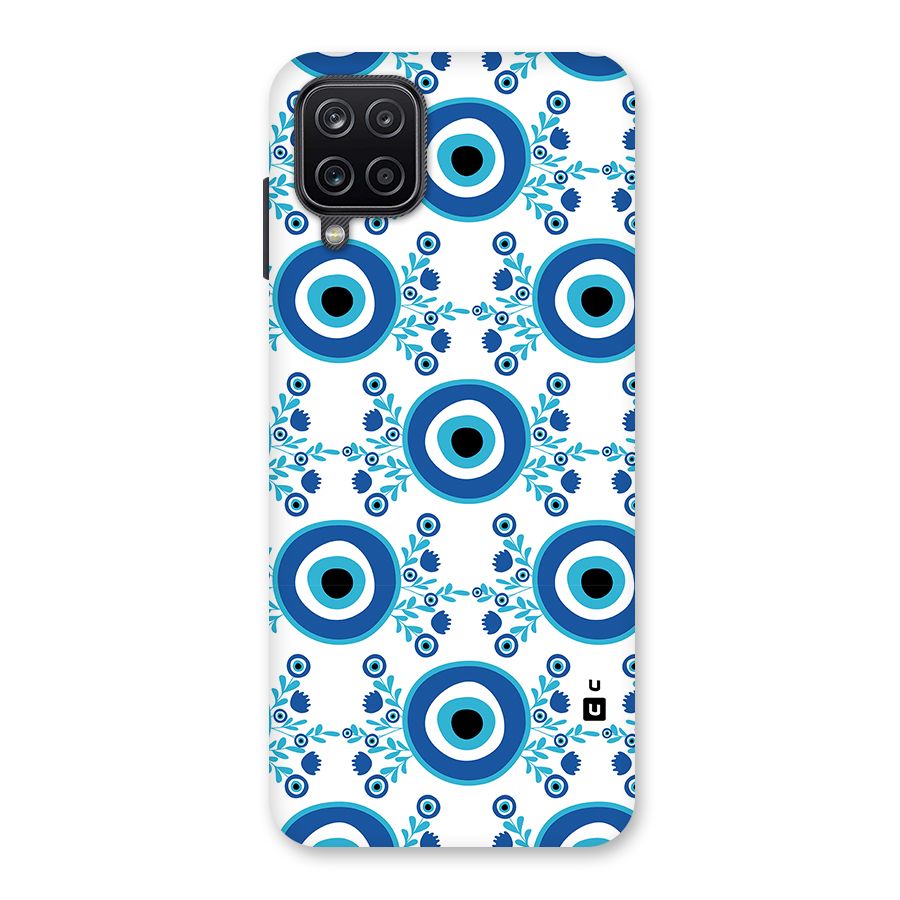 Floral Evil Eyes Back Case for Galaxy A12