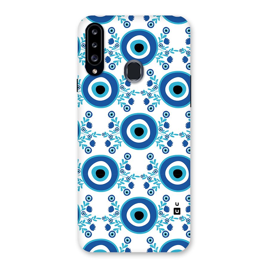 Floral Evil Eyes Back Case for Galaxy A20s