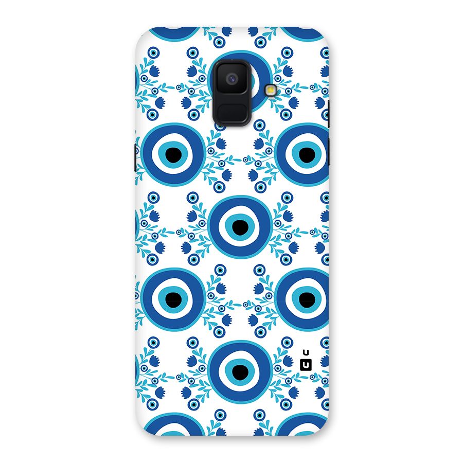 Floral Evil Eyes Back Case for Galaxy A6 (2018)