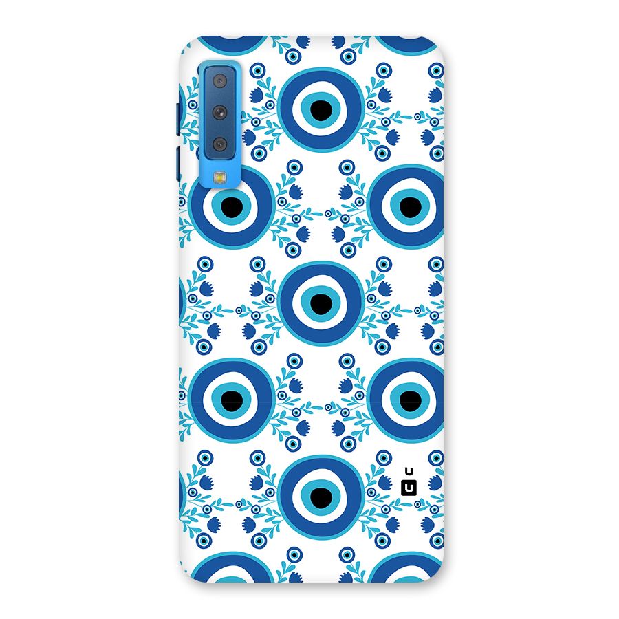 Floral Evil Eyes Back Case for Galaxy A7 (2018)