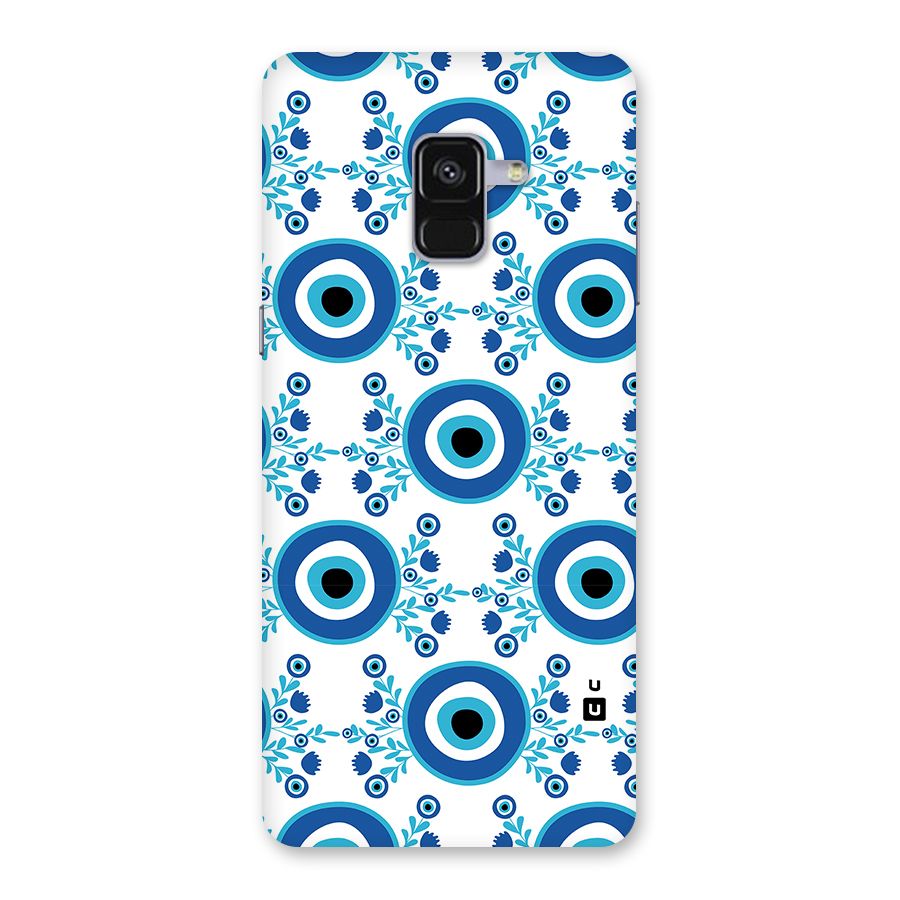 Floral Evil Eyes Back Case for Galaxy A8 Plus