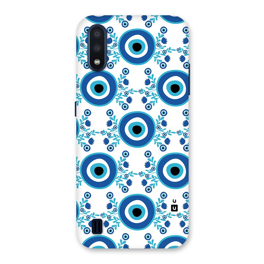 Floral Evil Eyes Back Case for Galaxy M01