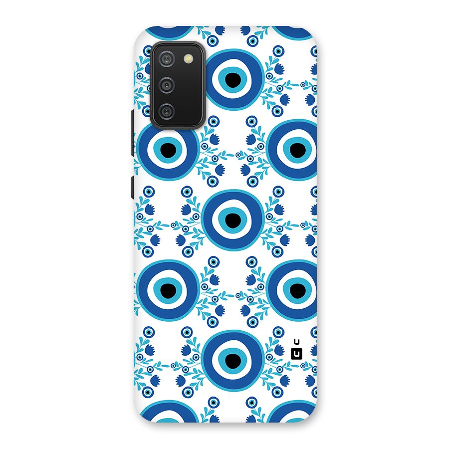 Floral Evil Eyes Back Case for Galaxy M02s