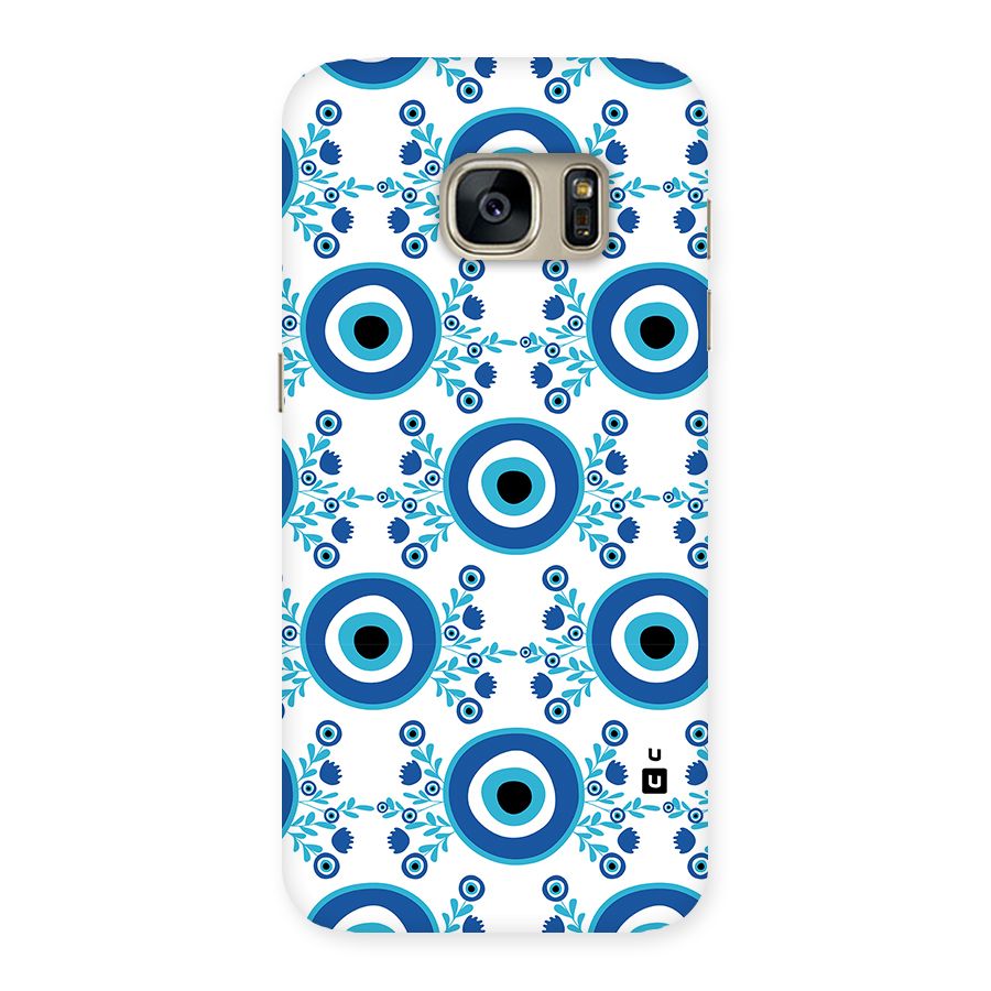 Floral Evil Eyes Back Case for Galaxy S7