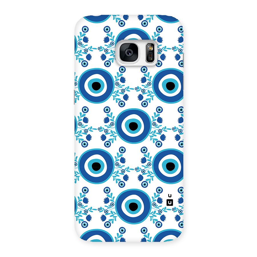 Floral Evil Eyes Back Case for Galaxy S7 Edge