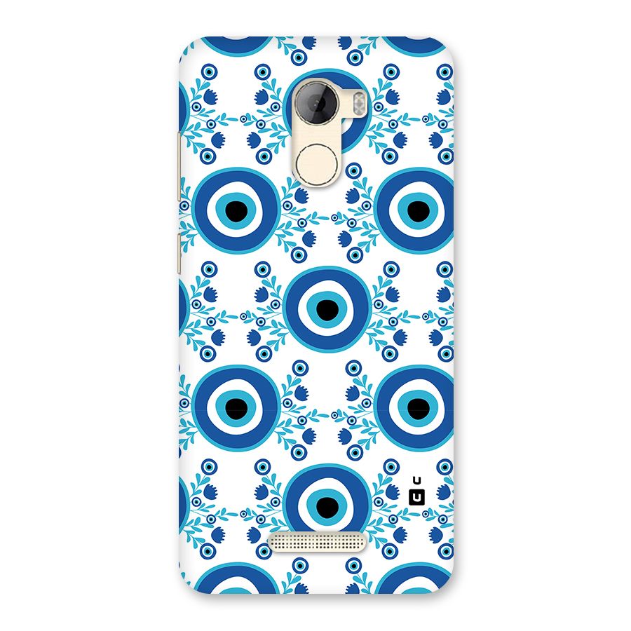Floral Evil Eyes Back Case for Gionee A1 LIte