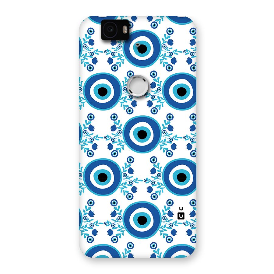 Floral Evil Eyes Back Case for Google Nexus 6P