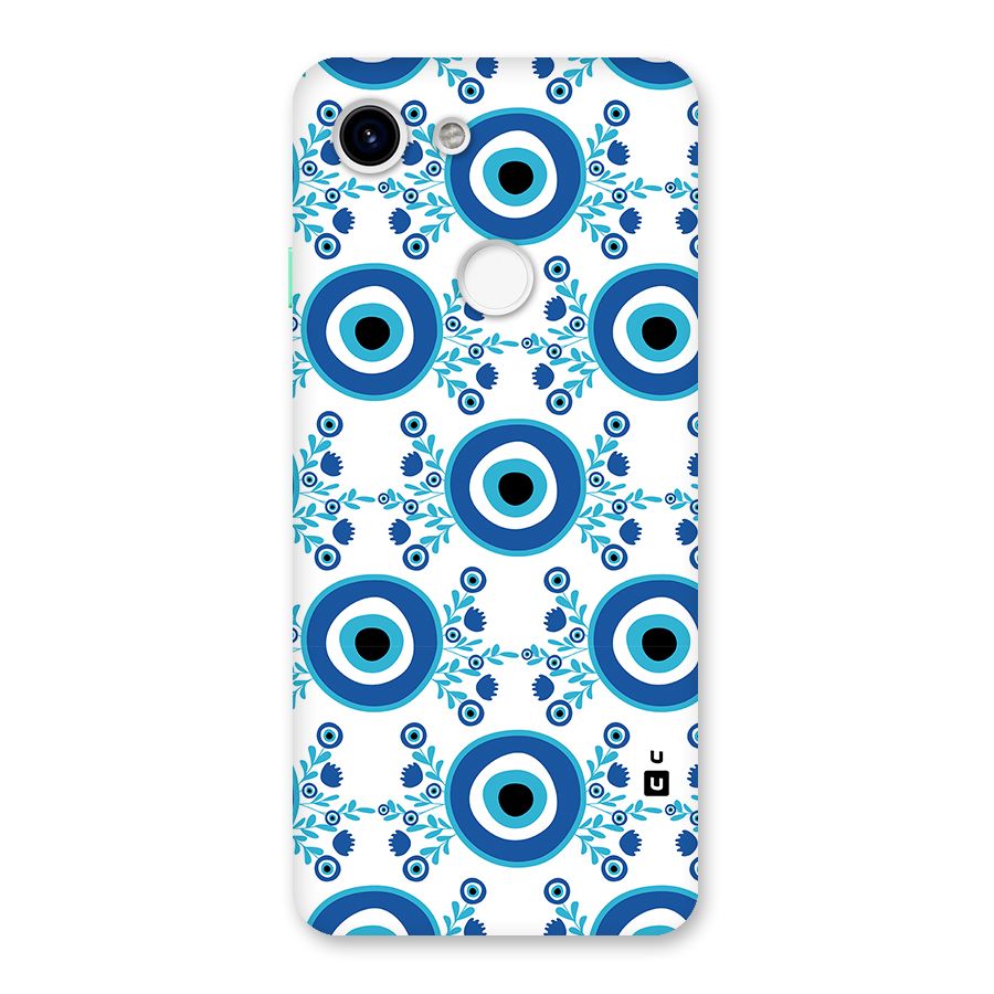 Floral Evil Eyes Back Case for Google Pixel 3