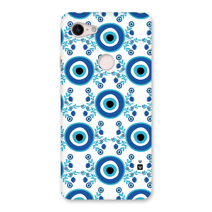 Floral Evil Eyes Back Case for Google Pixel 3 XL