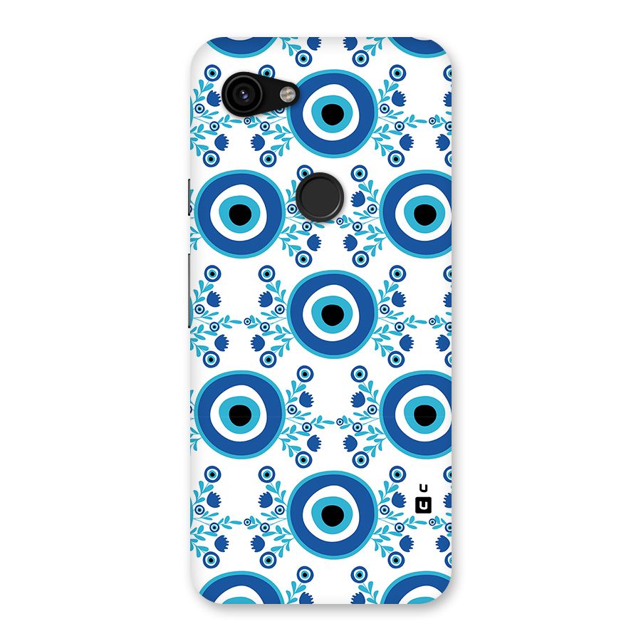 Floral Evil Eyes Back Case for Google Pixel 3a