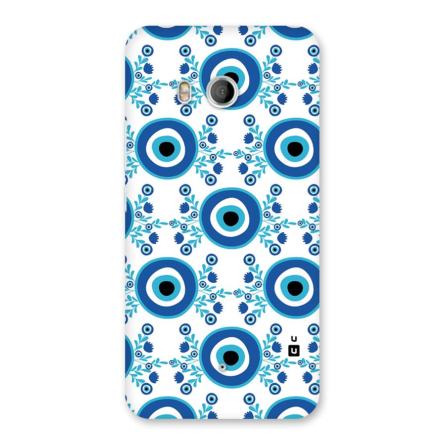 Floral Evil Eyes Back Case for HTC U11