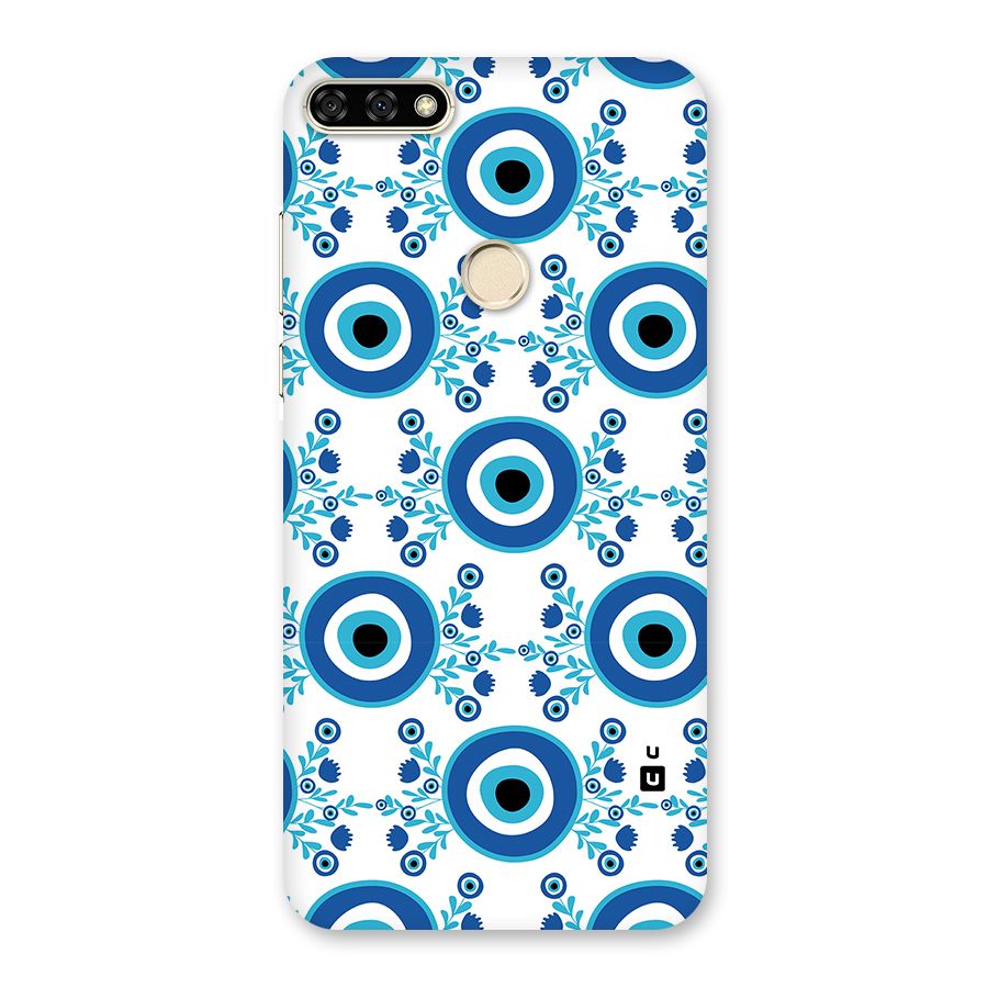 Floral Evil Eyes Back Case for Honor 7A