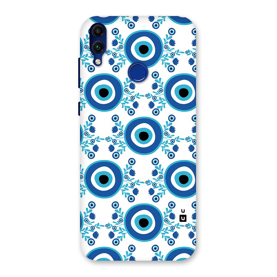 Floral Evil Eyes Back Case for Honor 8C