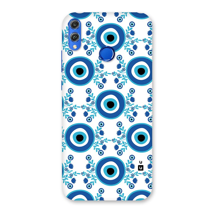 Floral Evil Eyes Back Case for Honor 8X