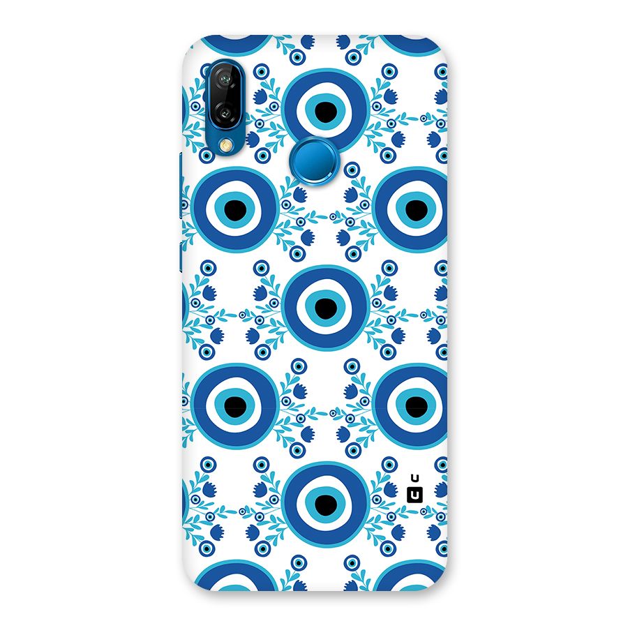 Floral Evil Eyes Back Case for Huawei P20 Lite