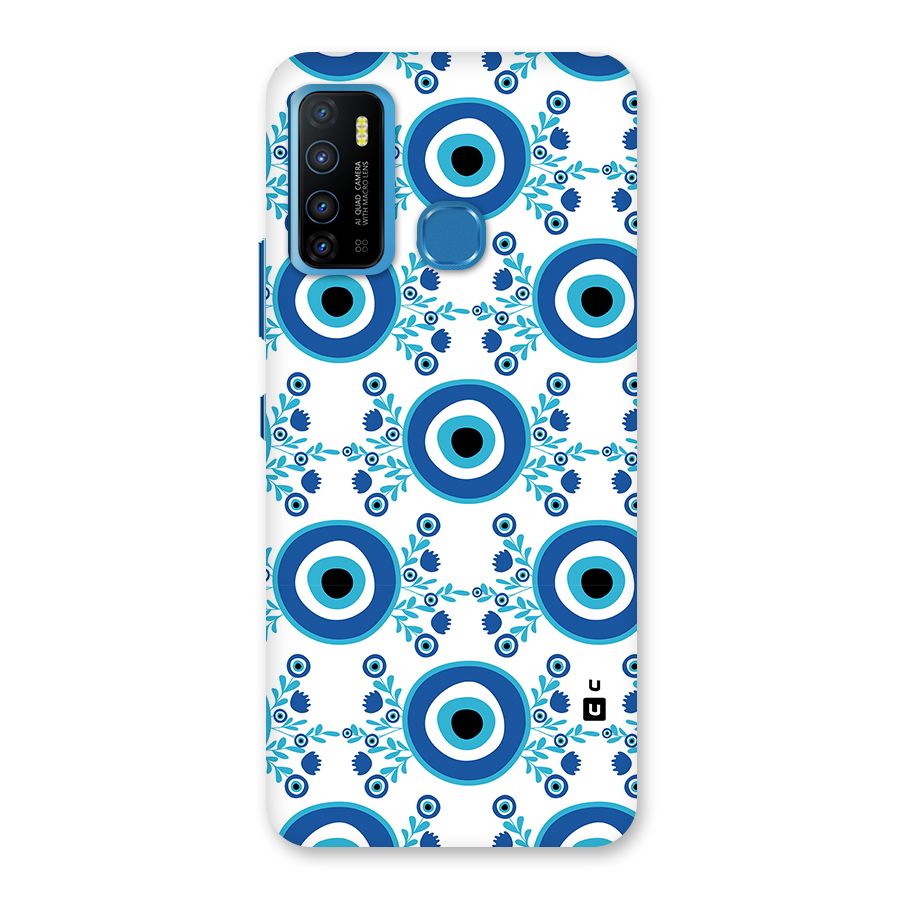 Floral Evil Eyes Back Case for Infinix Hot 9
