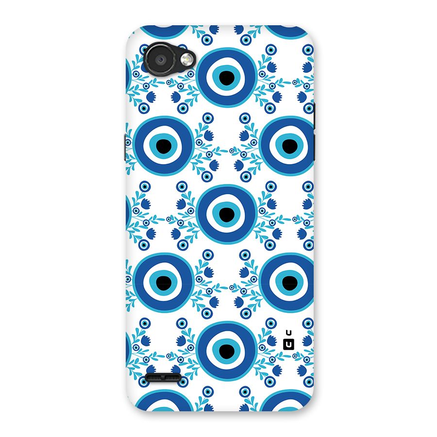 Floral Evil Eyes Back Case for LG Q6