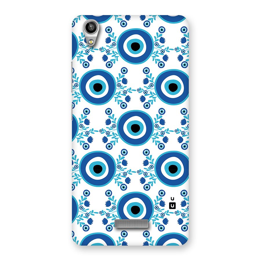 Floral Evil Eyes Back Case for Lava Pixel V1