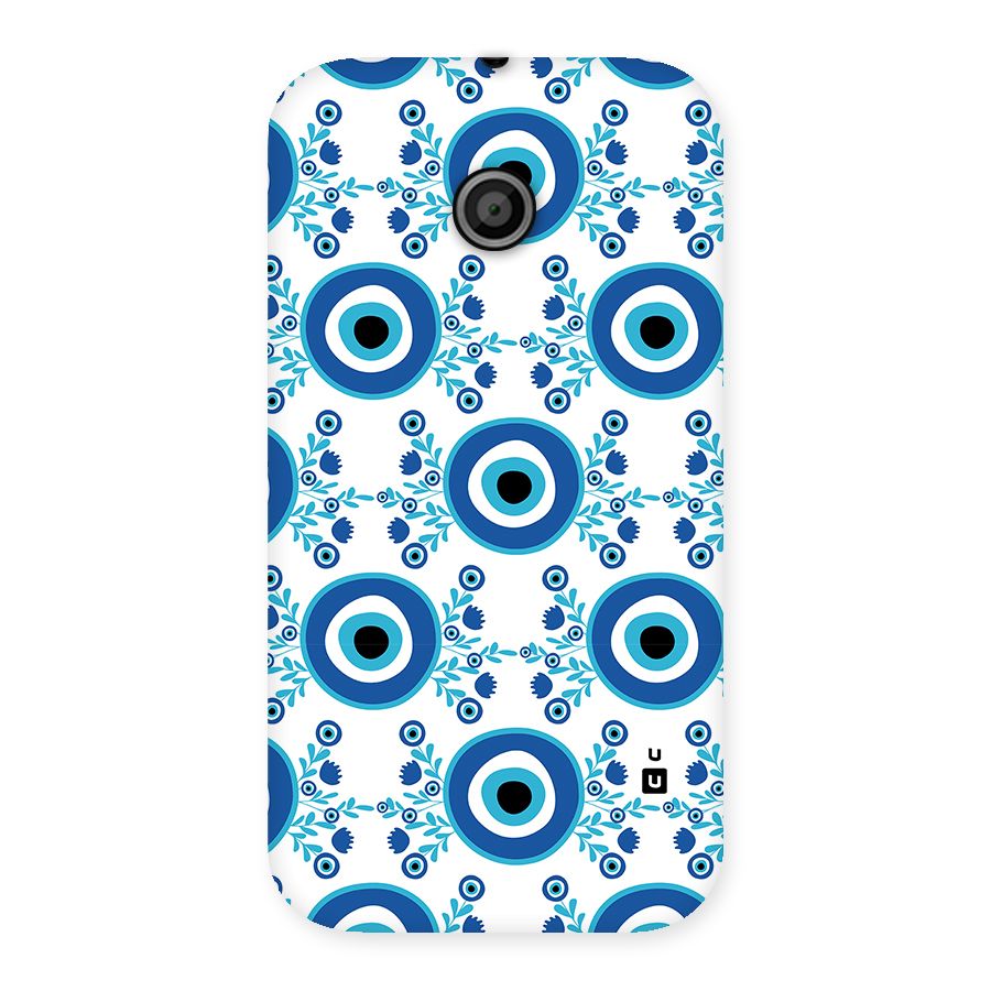 Floral Evil Eyes Back Case for Moto E