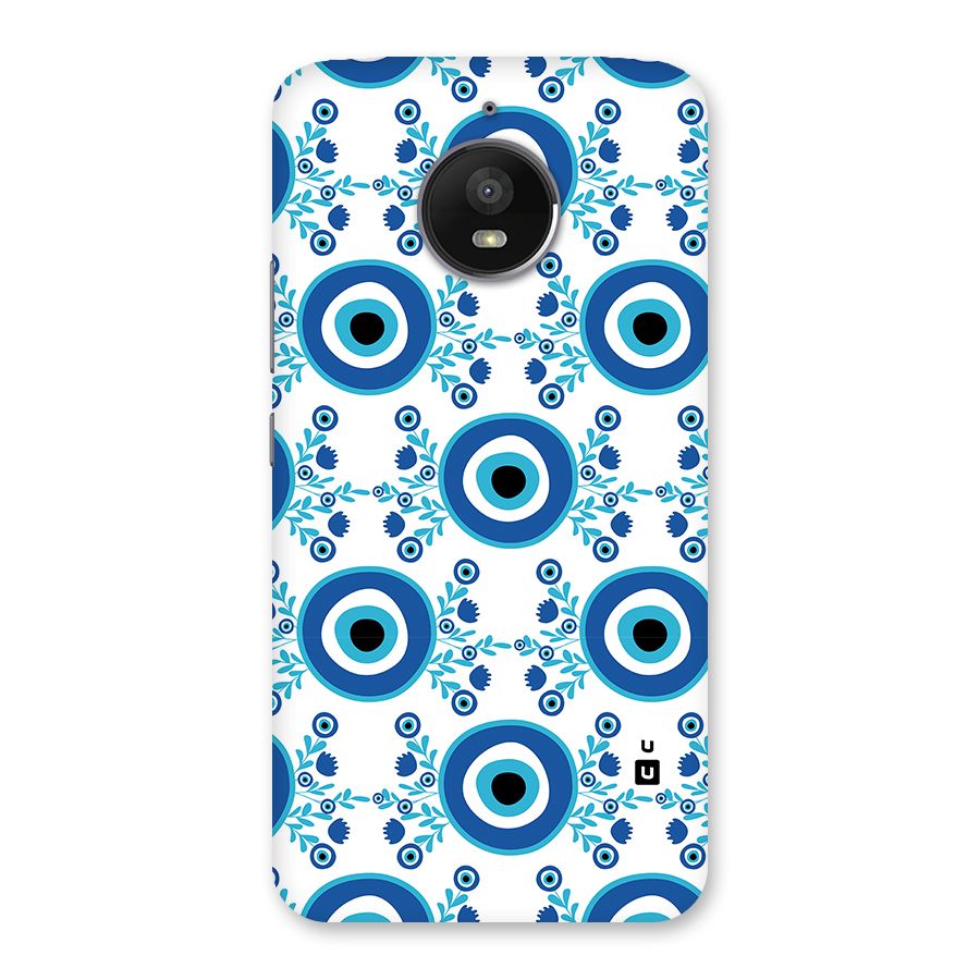 Floral Evil Eyes Back Case for Moto E4 Plus