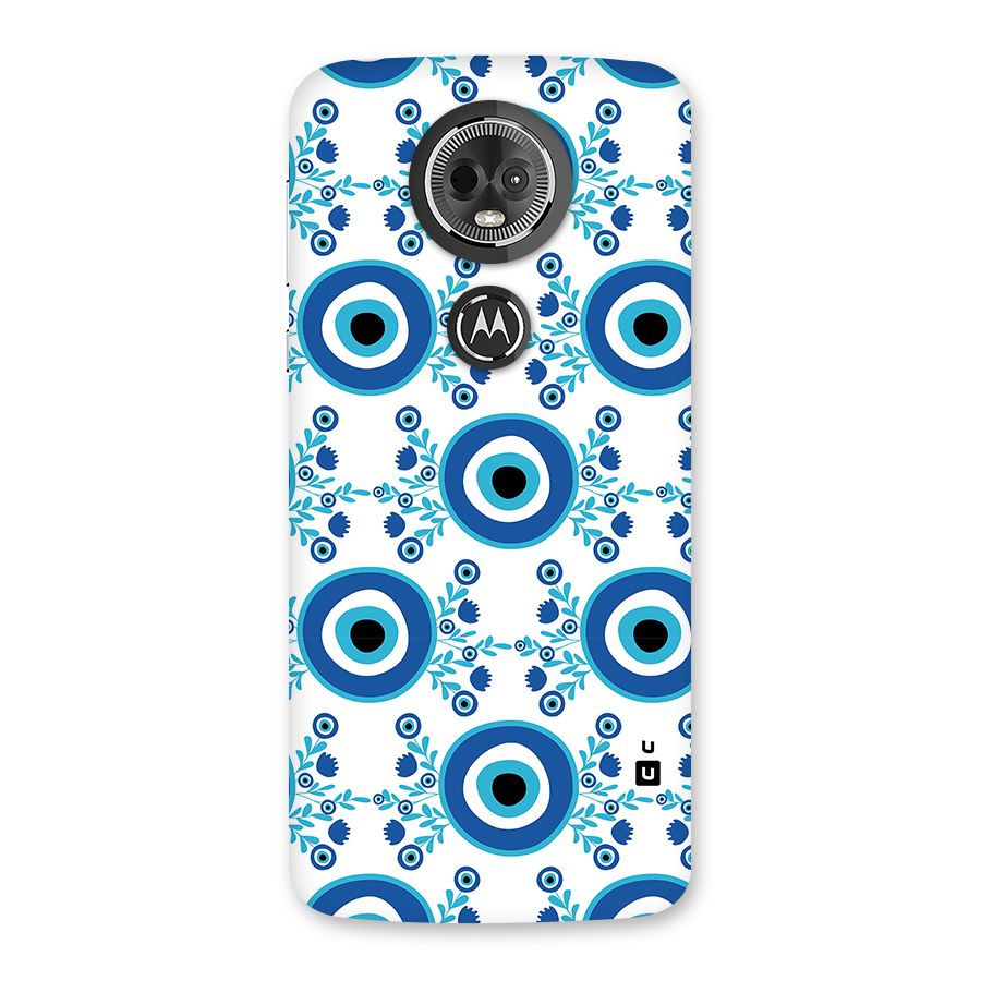 Floral Evil Eyes Back Case for Moto E5 Plus