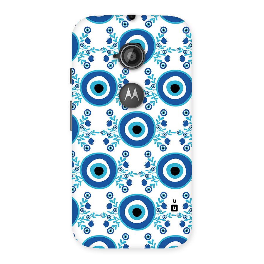 Floral Evil Eyes Back Case for Moto E 2nd Gen