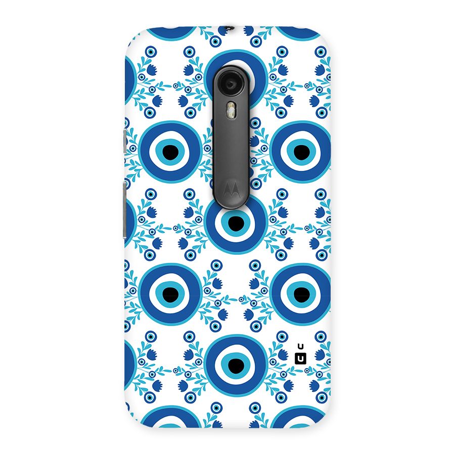 Floral Evil Eyes Back Case for Moto G3