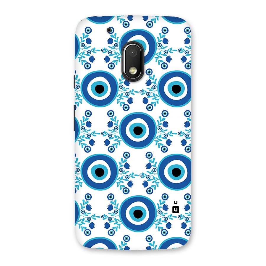 Floral Evil Eyes Back Case for Moto G4 Play