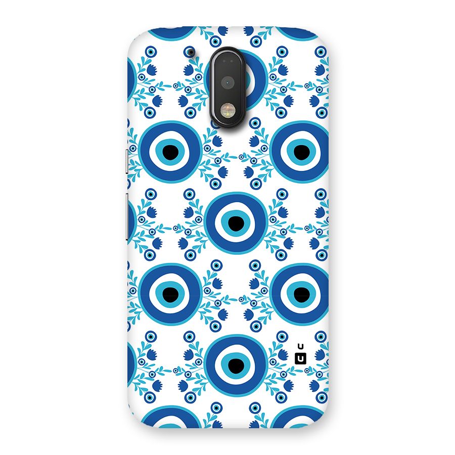Floral Evil Eyes Back Case for Moto G4 Plus