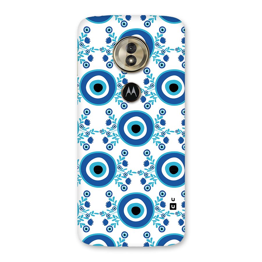 Floral Evil Eyes Back Case for Moto G6 Play
