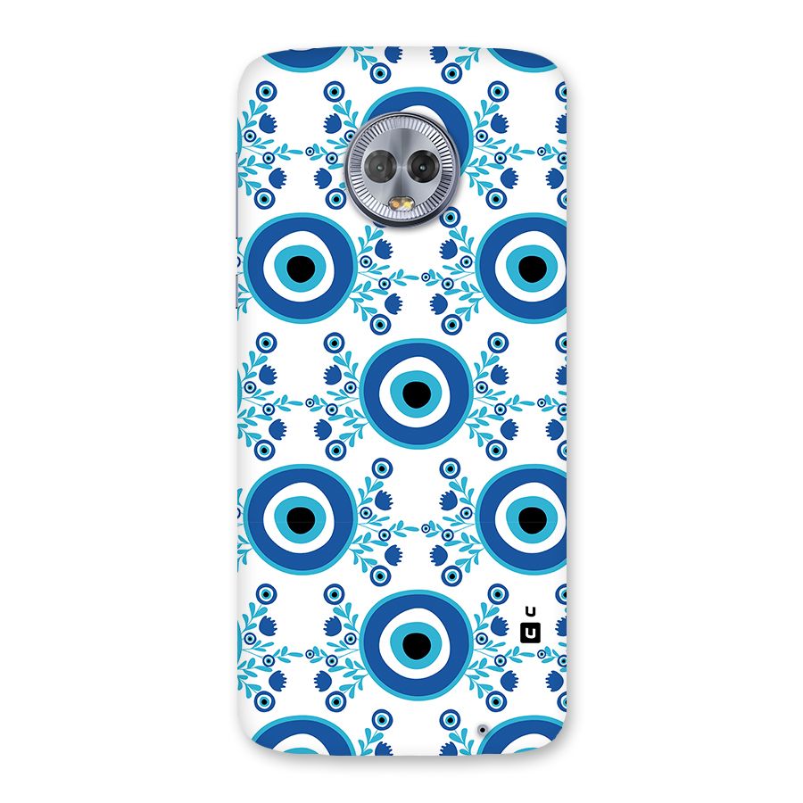 Floral Evil Eyes Back Case for Moto G6 Plus