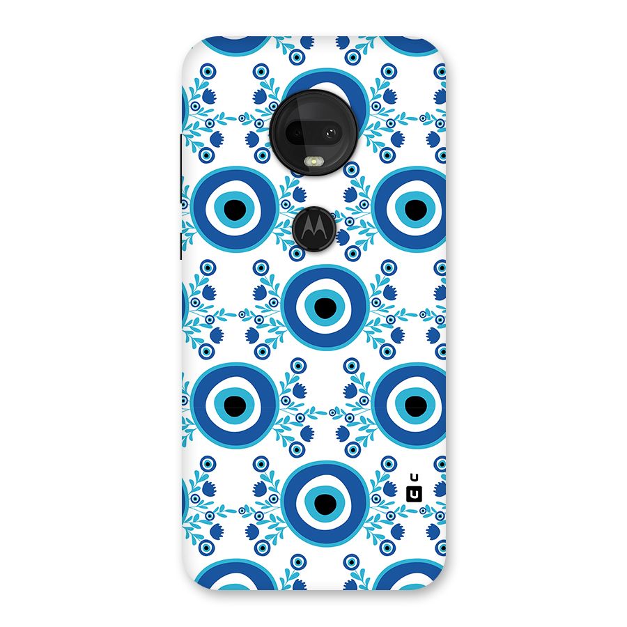 Floral Evil Eyes Back Case for Moto G7