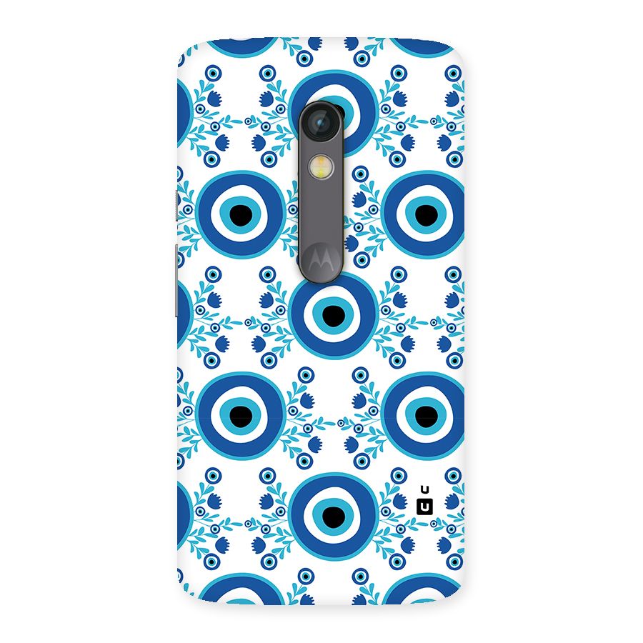 Floral Evil Eyes Back Case for Moto X Play