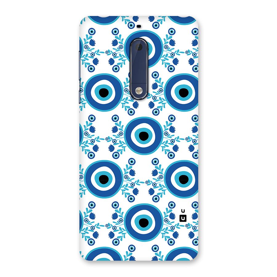Floral Evil Eyes Back Case for Nokia 5