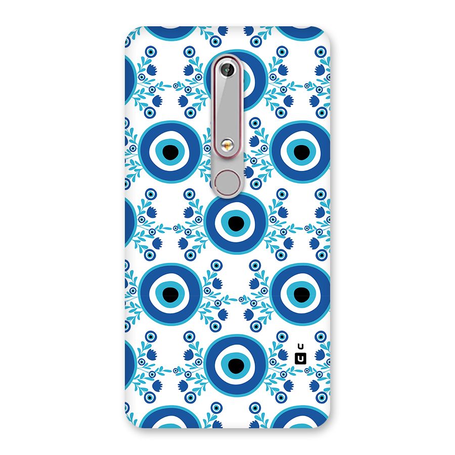 Floral Evil Eyes Back Case for Nokia 6.1