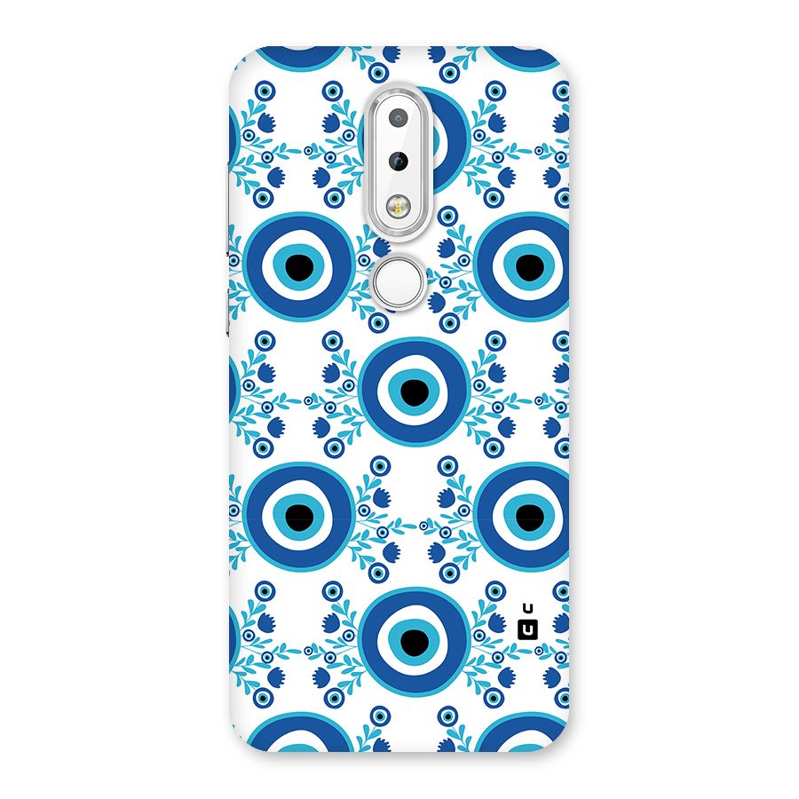 Floral Evil Eyes Back Case for Nokia 6.1 Plus
