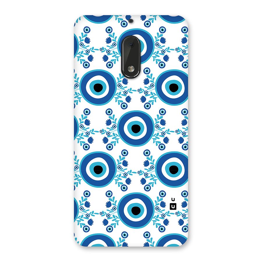 Floral Evil Eyes Back Case for Nokia 6