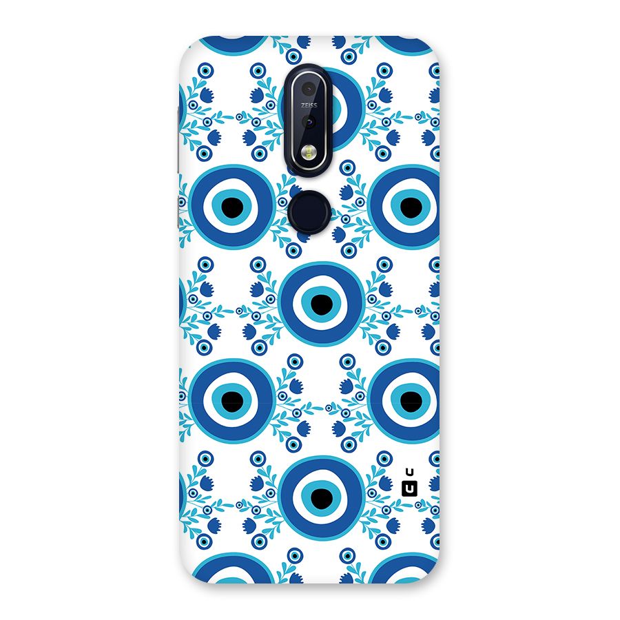 Floral Evil Eyes Back Case for Nokia 7.1