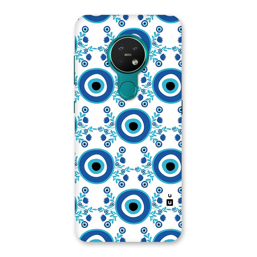 Floral Evil Eyes Back Case for Nokia 7.2