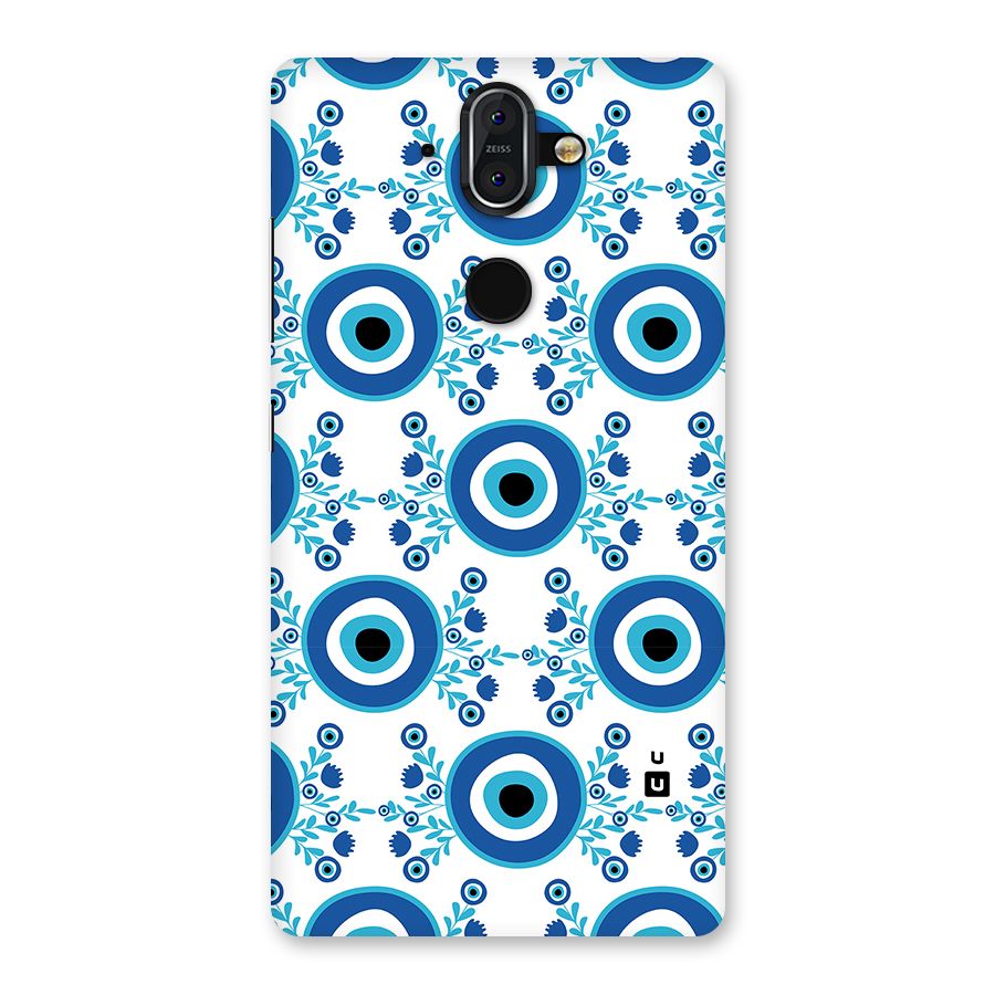 Floral Evil Eyes Back Case for Nokia 8 Sirocco